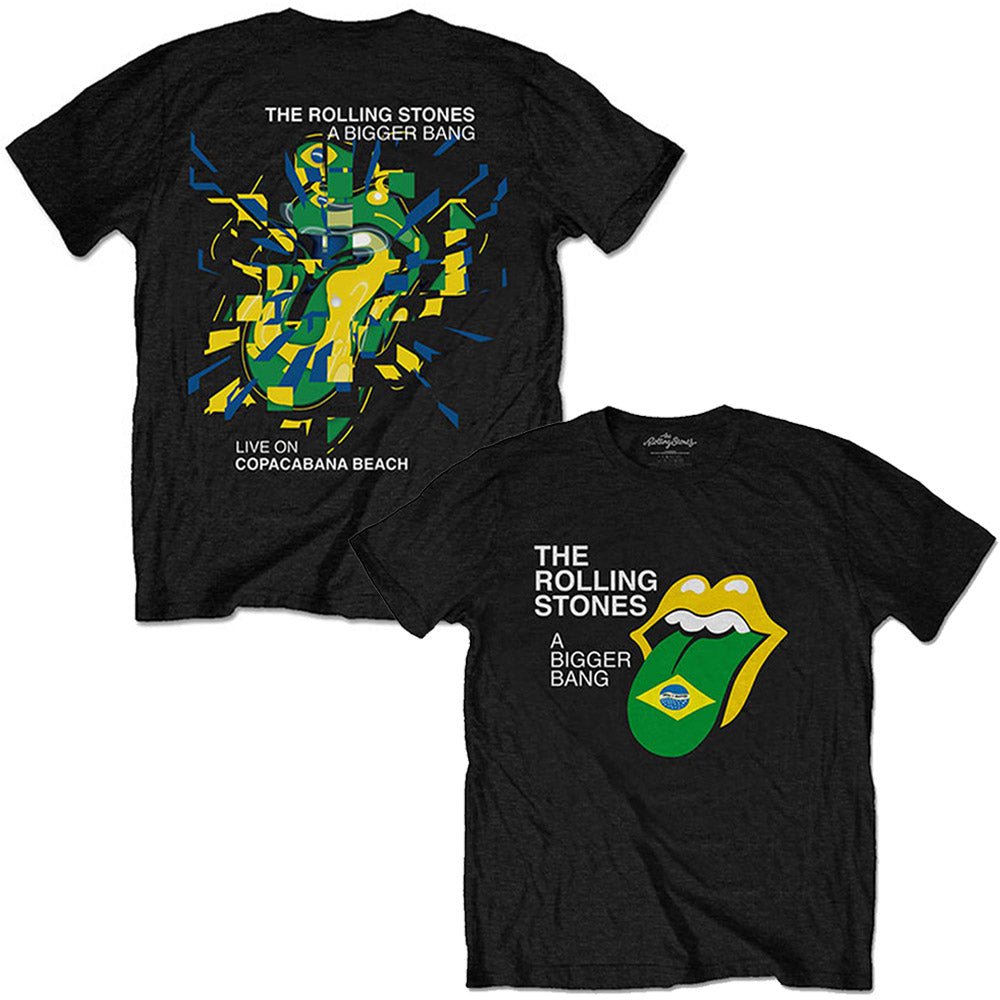 ROLLING STONES ローリングストーンズ (来日 35周年 記念 ) - Brazil '80 (復刻ツアーTシリーズ) / バックプリントあり / Tシャツ / メンズ - PGS